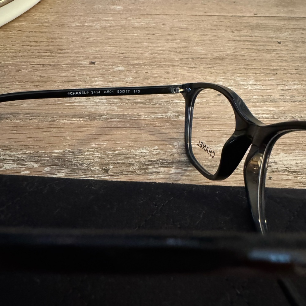 CHANEL Black  Women's Eyeglass Frames - Picture 6 of 7